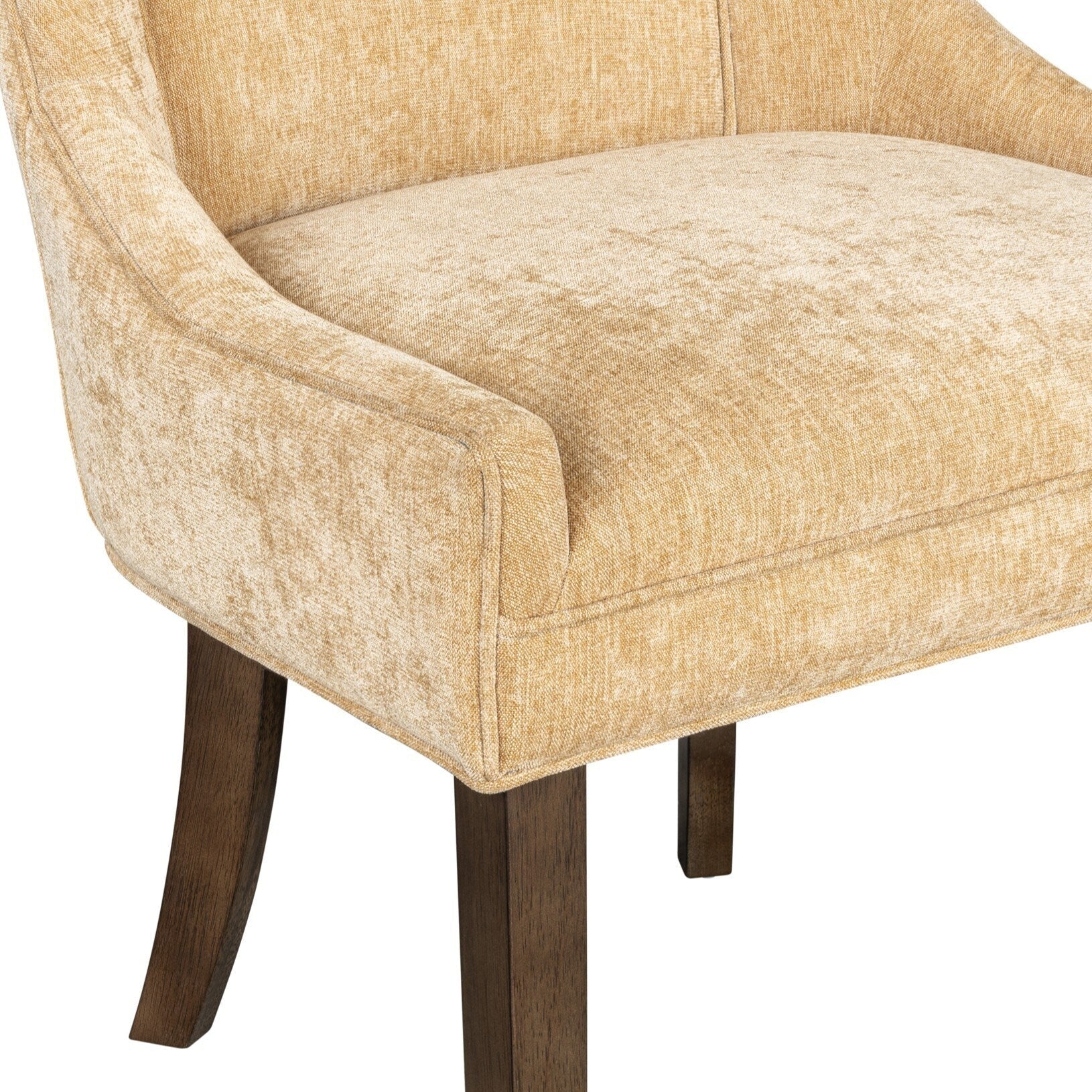 Sedie da pranzo laterali Madison Park Signature Ultra imbottite con gambe in legno (set da 2) - N/D