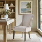 Sedie da pranzo laterali Madison Park Signature Ultra imbottite con gambe in legno (set da 2) - N/D