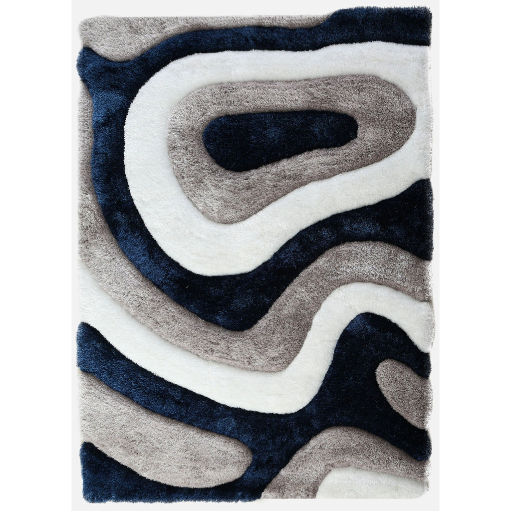 Tappeto dal design astratto Mateos Shag