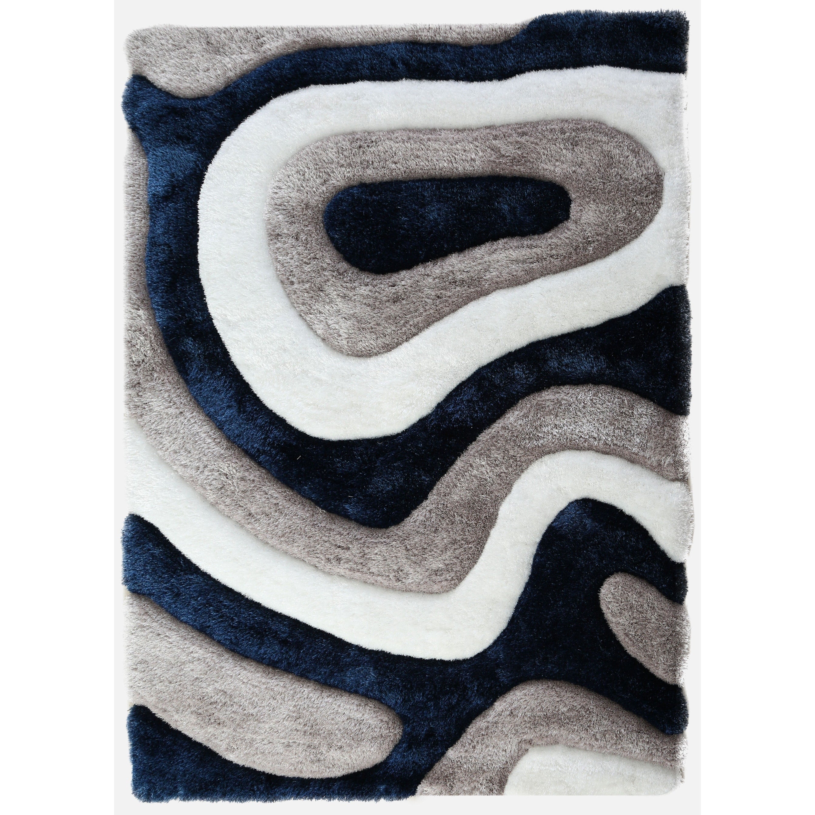 Tappeto dal design astratto Mateos Shag