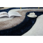 Tappeto dal design astratto Mateos Shag