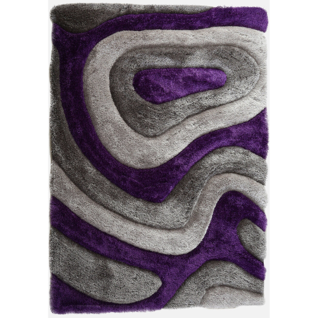 Tappeto dal design astratto Mateos Shag
