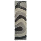 Tappeto dal design astratto Mateos Shag