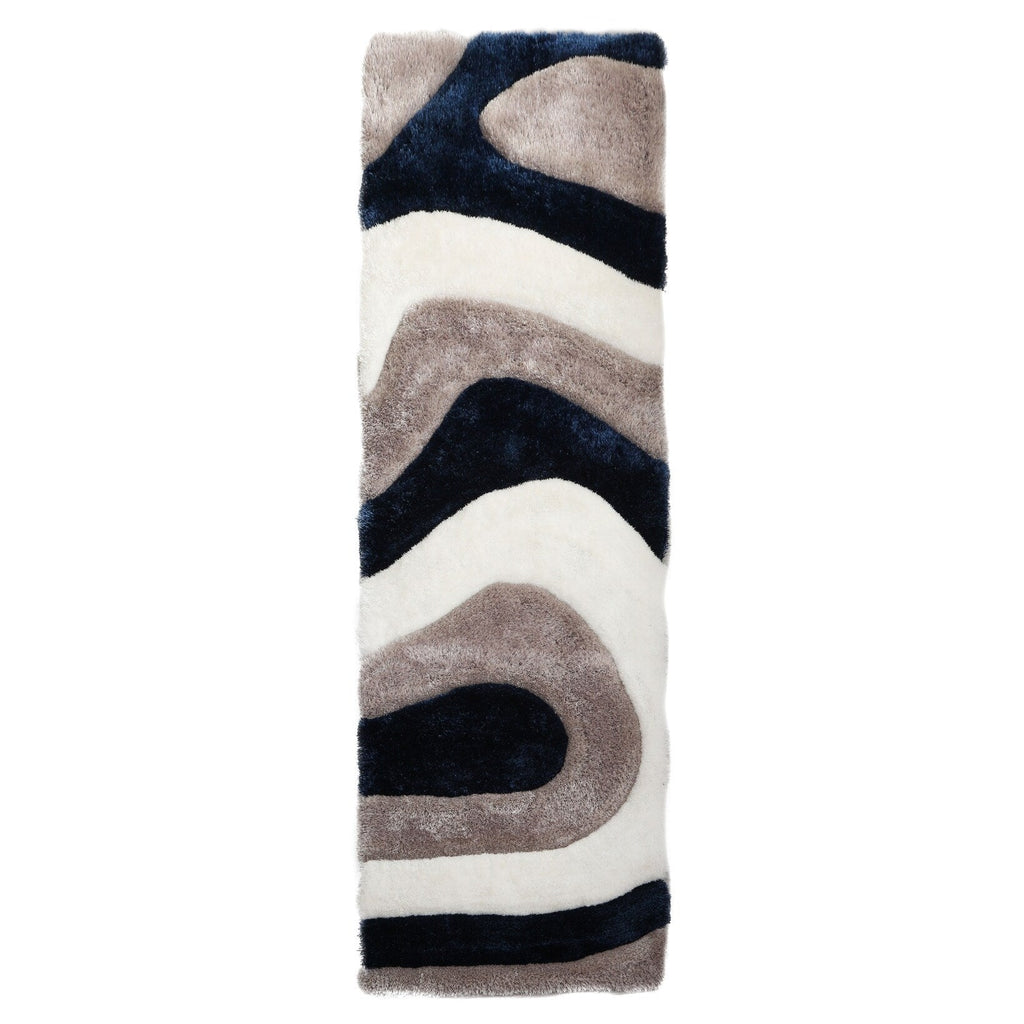 Tappeto dal design astratto Mateos Shag