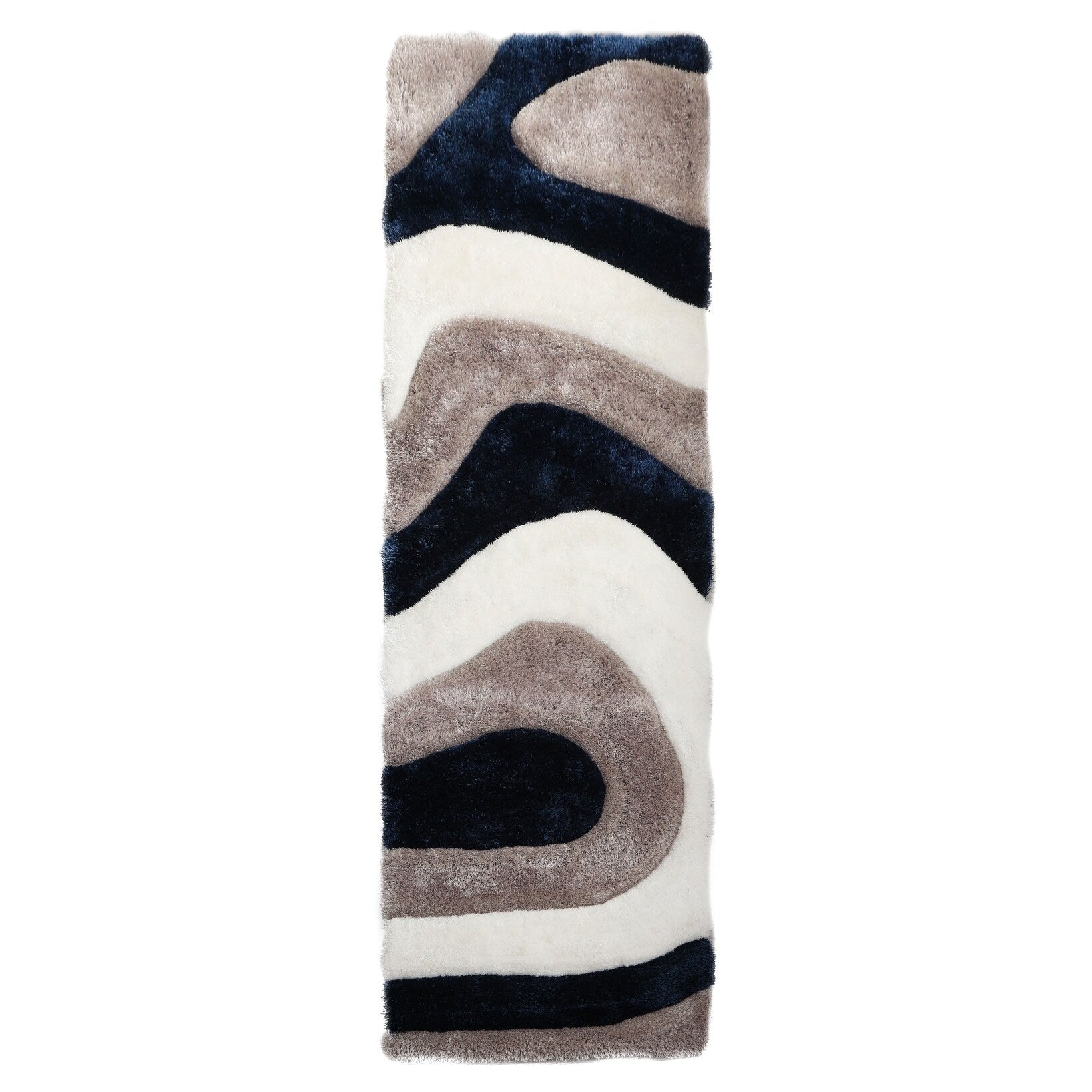 Tappeto dal design astratto Mateos Shag