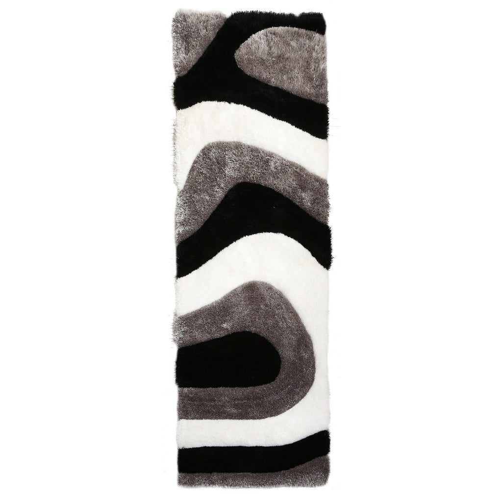 Tappeto dal design astratto Mateos Shag