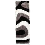 Tappeto dal design astratto Mateos Shag