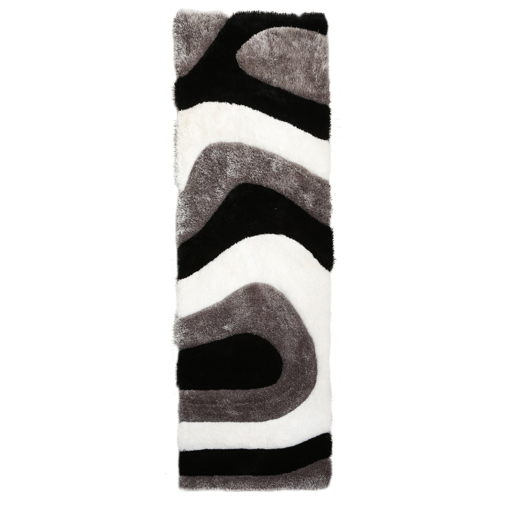 Tappeto dal design astratto Mateos Shag
