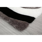 Tappeto dal design astratto Mateos Shag