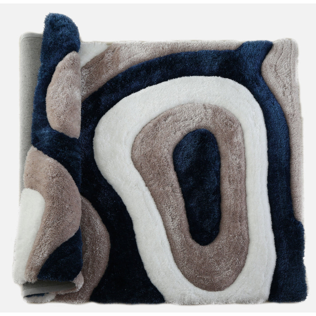 Tappeto dal design astratto Mateos Shag