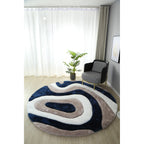 Tappeto dal design astratto Mateos Shag
