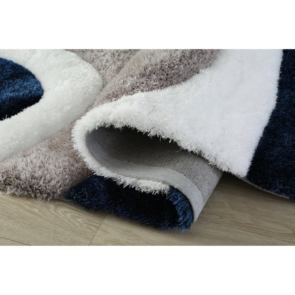 Tappeto dal design astratto Mateos Shag