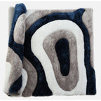 Tappeto dal design astratto Mateos Shag