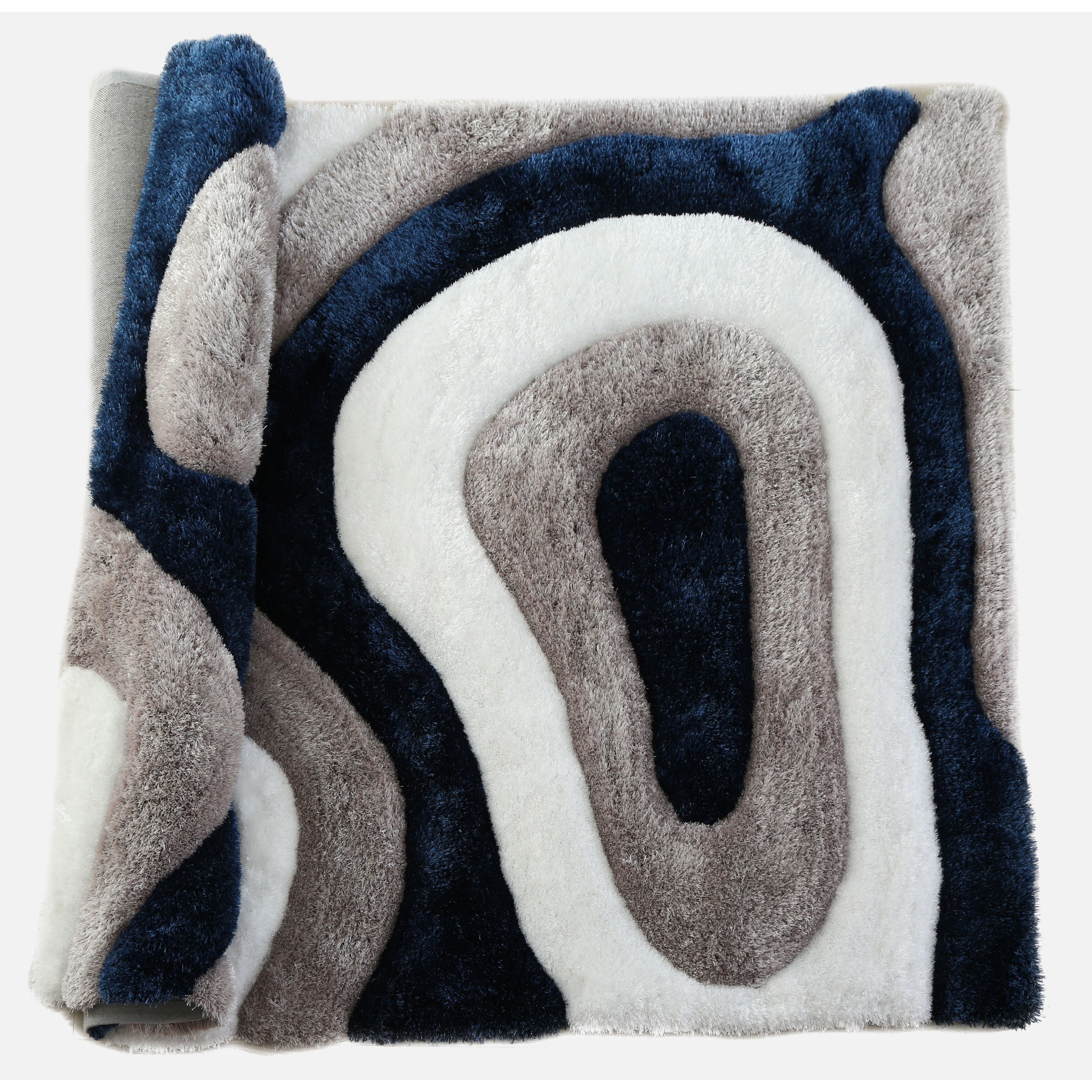 Tappeto dal design astratto Mateos Shag