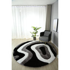 Tappeto dal design astratto Mateos Shag