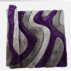 Tappeto dal design astratto Mateos Shag