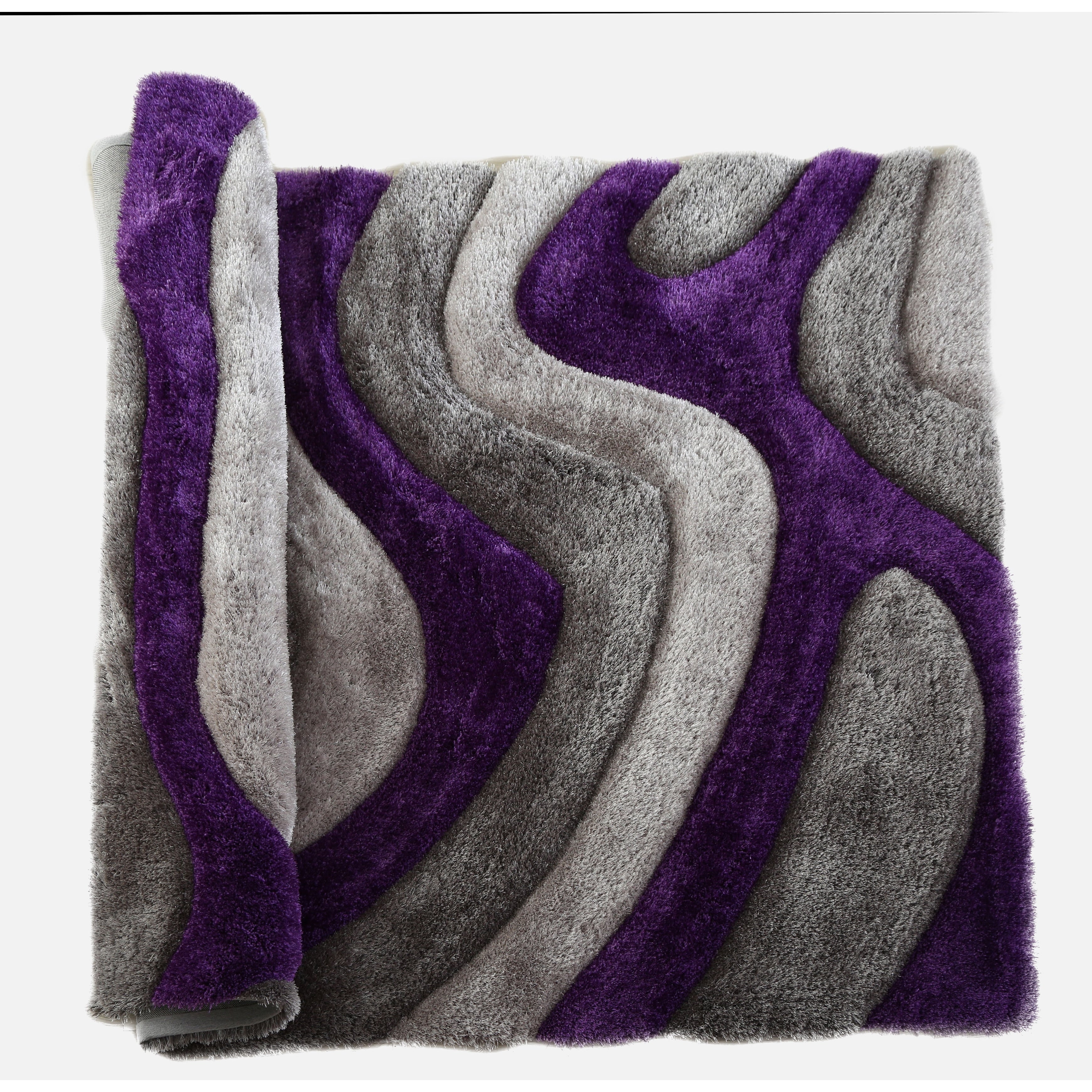 Tappeto dal design astratto Mateos Shag