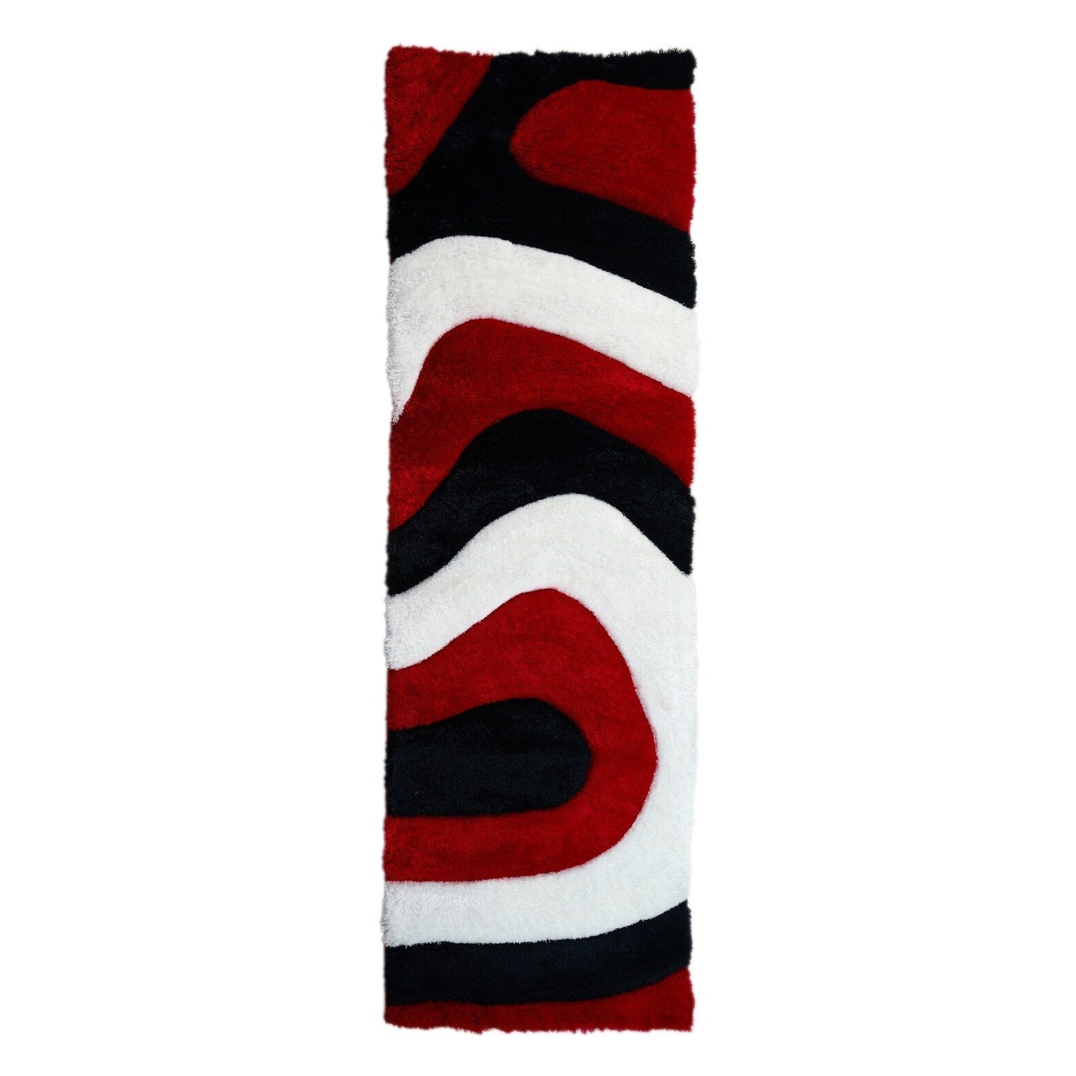 Tappeto dal design astratto Mateos Shag