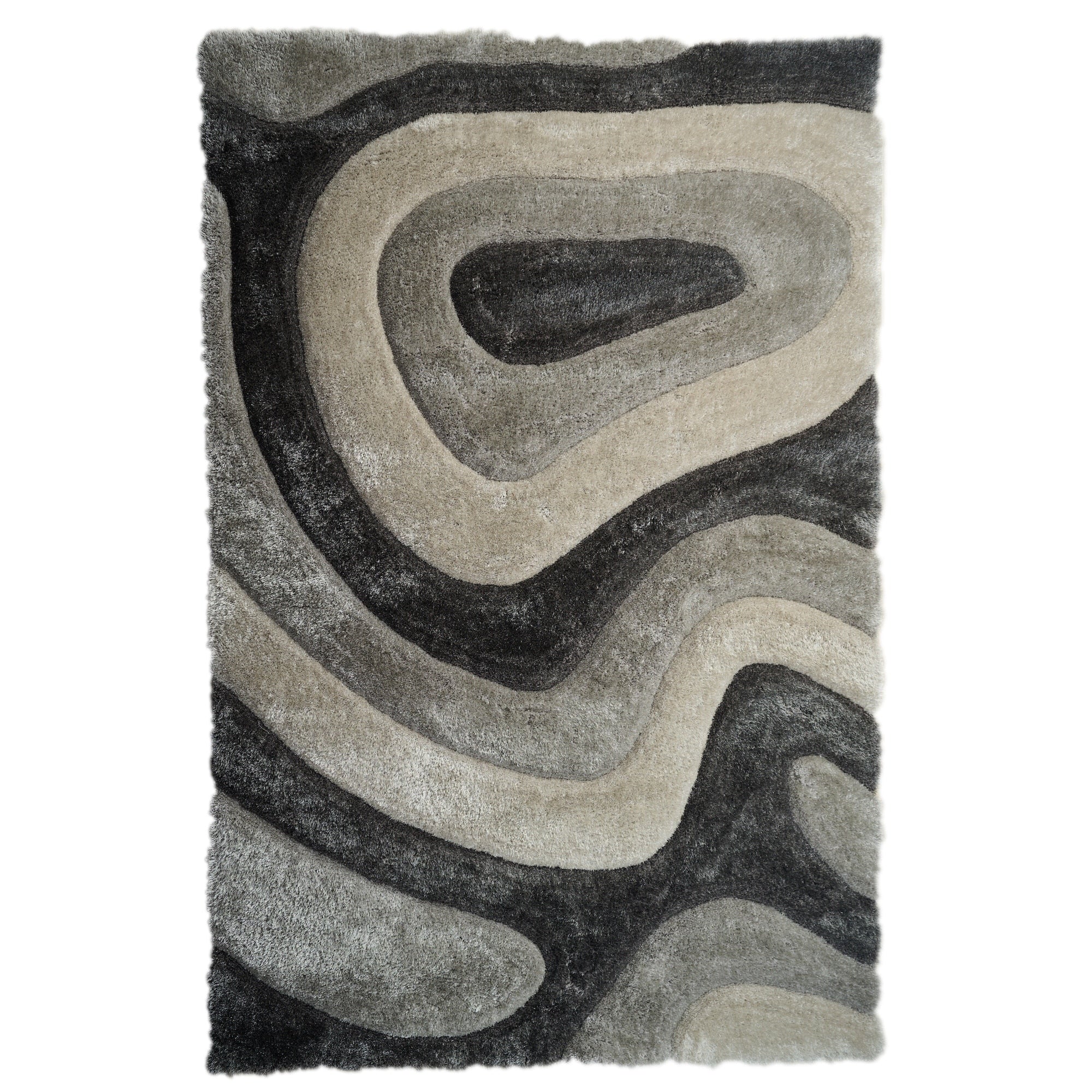 Tappeto dal design astratto Mateos Shag