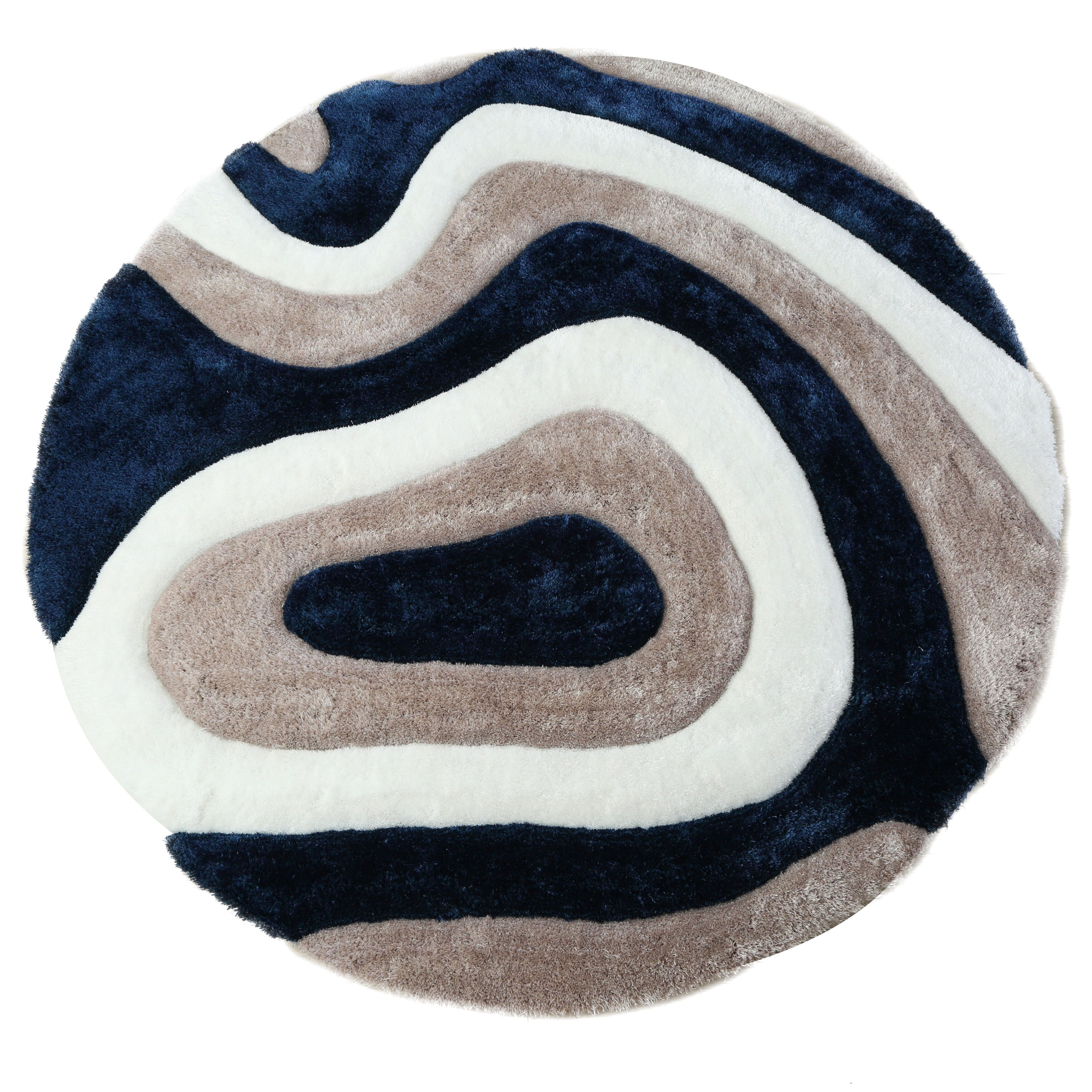 Tappeto dal design astratto Mateos Shag