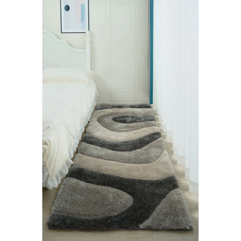Tappeto dal design astratto Mateos Shag