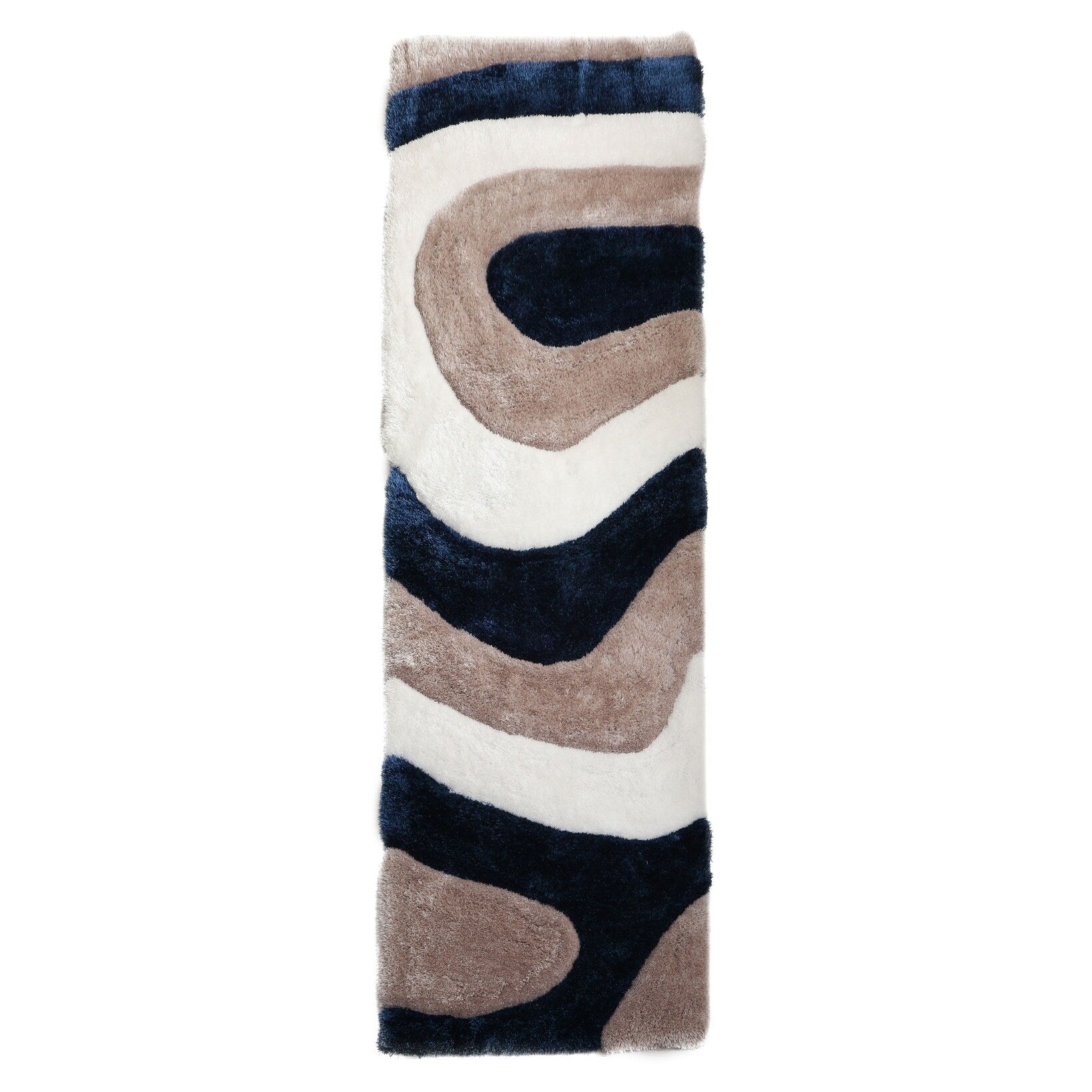 Tappeto dal design astratto Mateos Shag