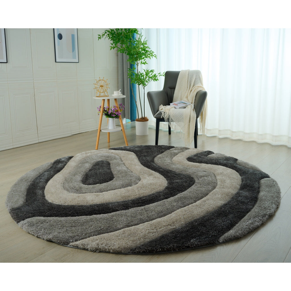 Tappeto dal design astratto Mateos Shag