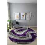 Tappeto dal design astratto Mateos Shag