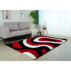 Tappeto dal design astratto Mateos Shag
