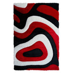 Tappeto dal design astratto Mateos Shag