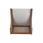 Sedie da pranzo imbottite in canna e legno Maurers (set di 2) di Christopher Knight Home