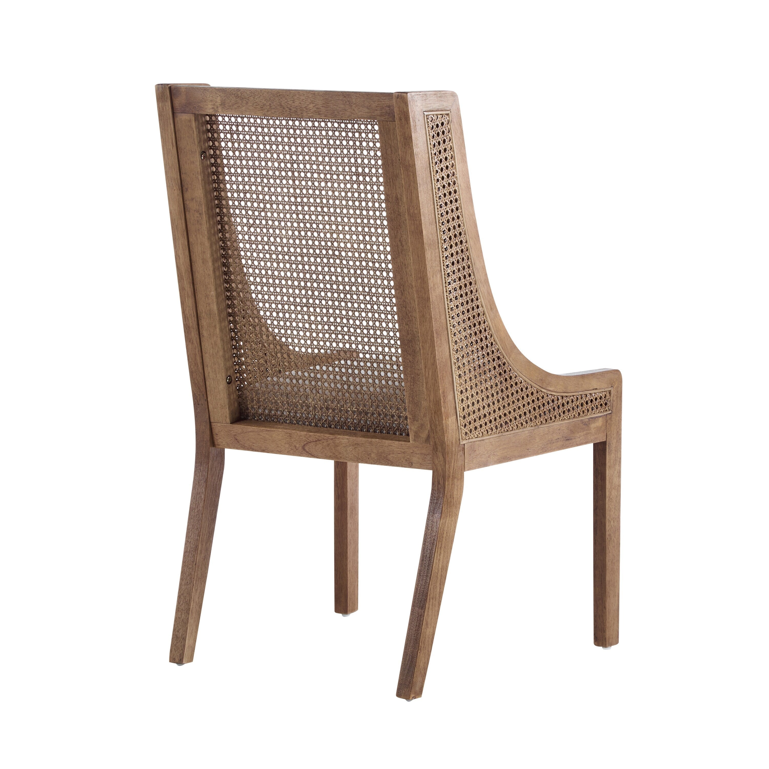 Sedie da pranzo imbottite in canna e legno Maurers (set di 2) di Christopher Knight Home