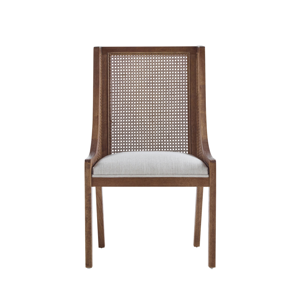 Sedie da pranzo imbottite in canna e legno Maurers (set di 2) di Christopher Knight Home