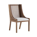 Sedie da pranzo imbottite in canna e legno Maurers (set di 2) di Christopher Knight Home