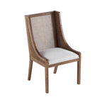 Sedie da pranzo imbottite in canna e legno Maurers (set di 2) di Christopher Knight Home