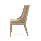 Sedie da pranzo imbottite in canna e legno Maurers (set di 2) di Christopher Knight Home