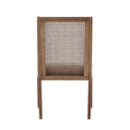 Sedie da pranzo imbottite in canna e legno Maurers (set di 2) di Christopher Knight Home