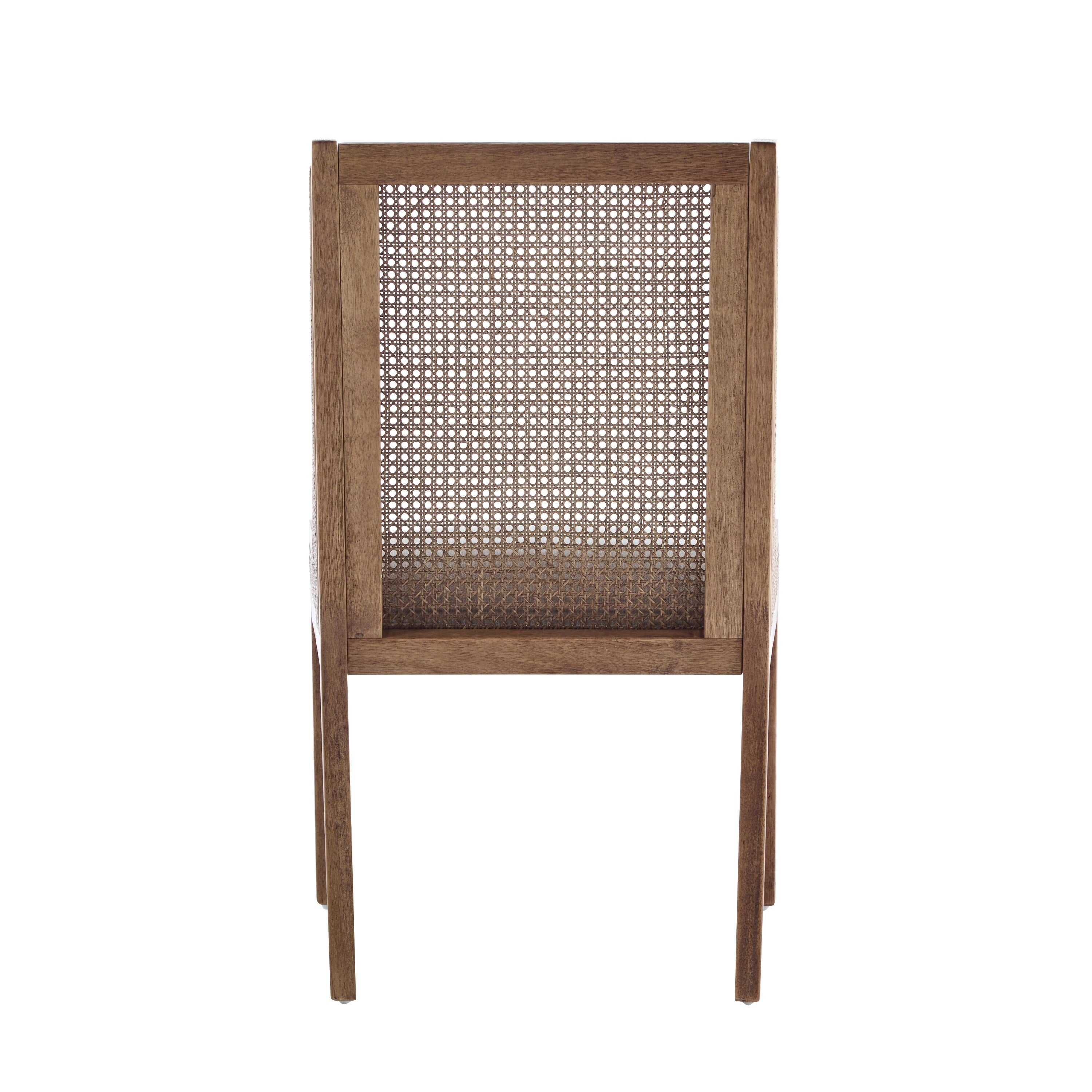 Sedie da pranzo imbottite in canna e legno Maurers (set di 2) di Christopher Knight Home