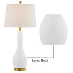 Set di lampade da tavolo in ceramica 28.5 con USB (set di 2)