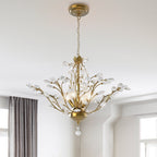 Maxax 4 - Lampadario classico/tradizionale unico con dettagli in cristallo
