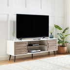 Mobile TV moderno di metà secolo per TV fino a 70 pollici, console multimediale per l'intrattenimento - 20,5'' A x 59'' L x 15,5'' P