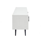Mobile TV moderno di metà secolo per TV fino a 70 pollici, console multimediale per l'intrattenimento - 20,5'' A x 59'' L x 15,5'' P