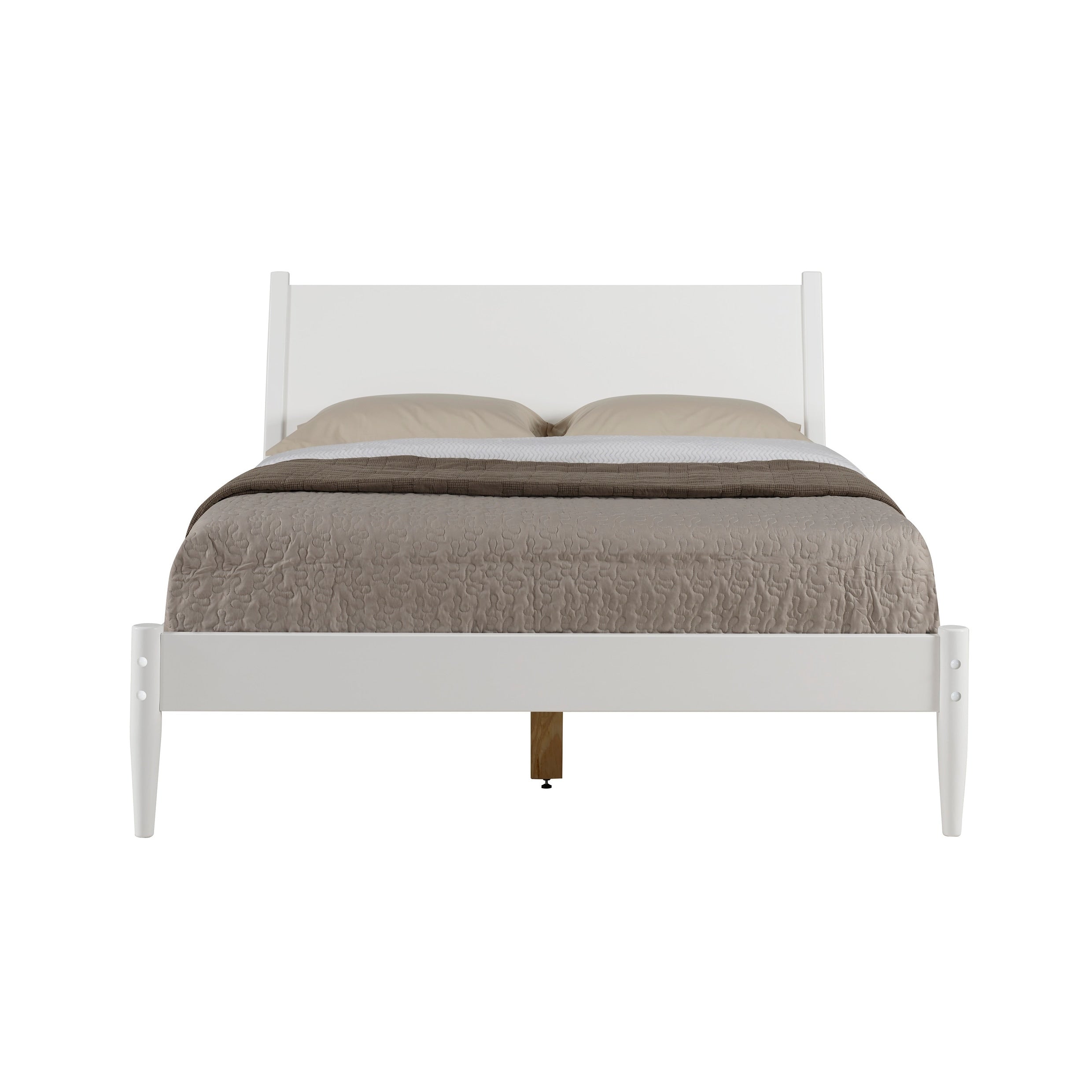 Letto a pannelli di metà secolo