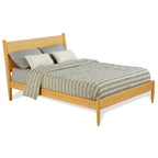 Letto a pannelli di metà secolo