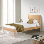 Letto a pannelli di metà secolo