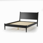 Letto a pannelli di metà secolo