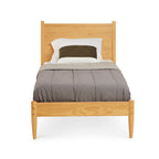 Letto a pannelli di metà secolo