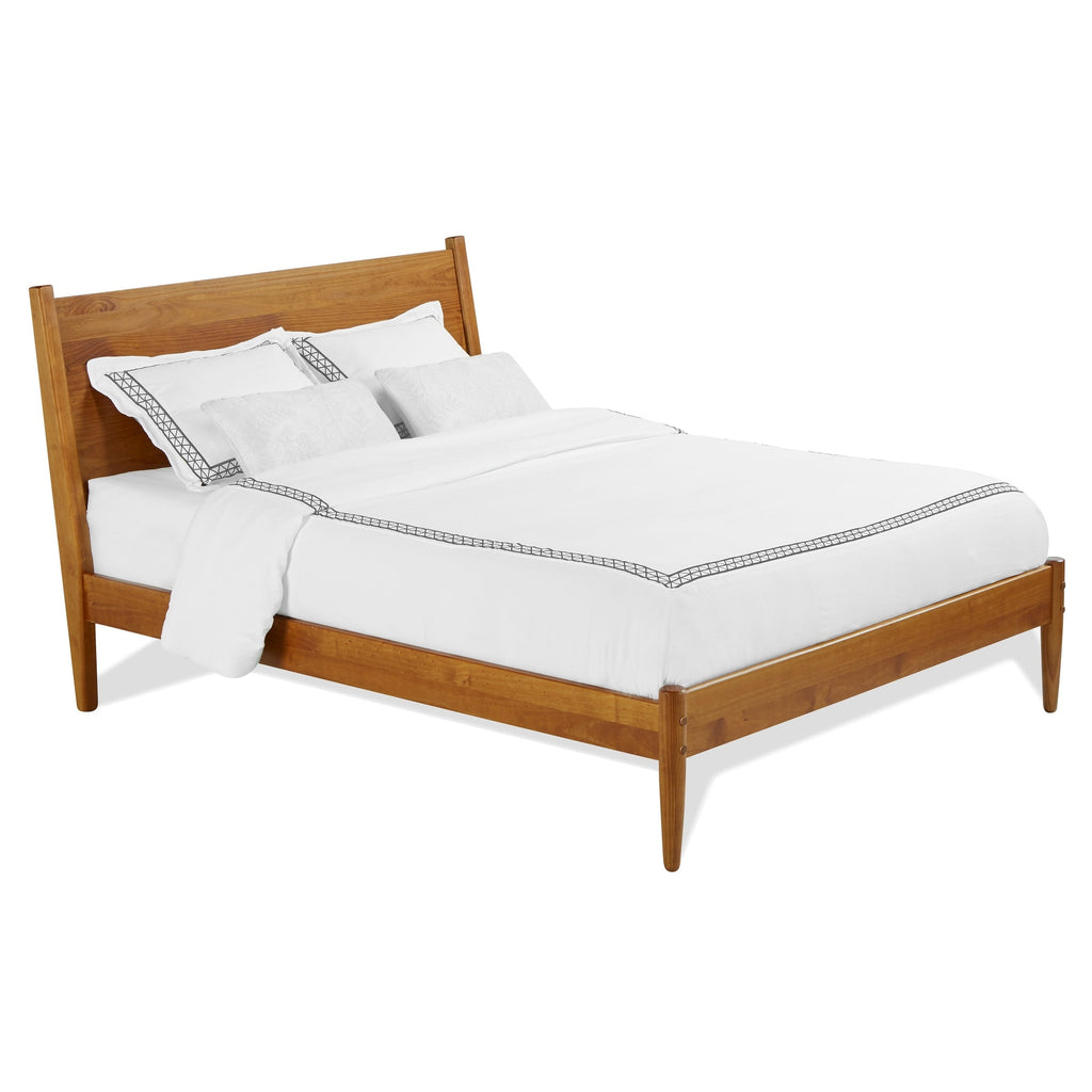 Letto a pannelli di metà secolo