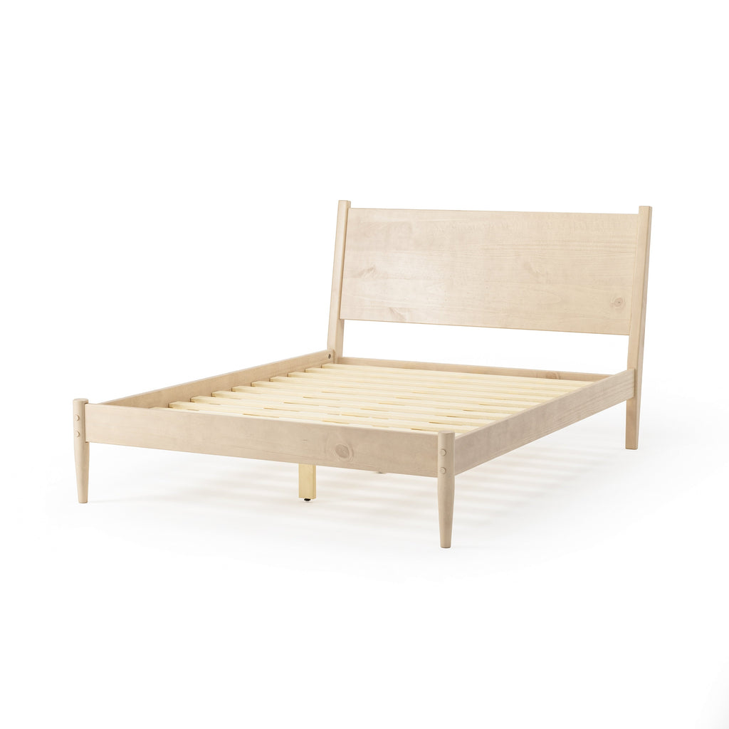 Letto a pannelli di metà secolo