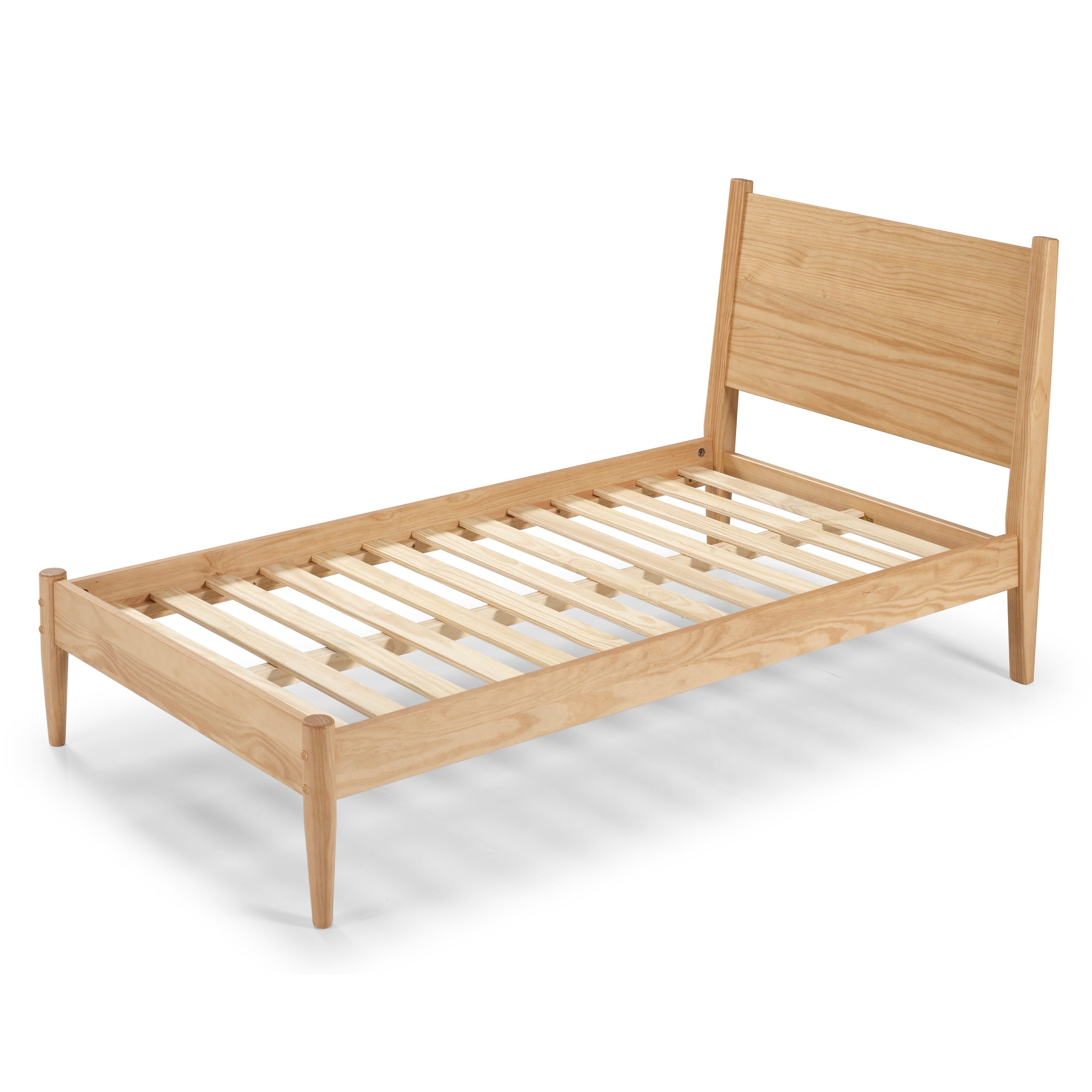 Letto a pannelli di metà secolo